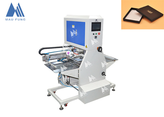Voll automatisch 35 Stück/Min 50mm*150mm Starrbox Papierfolie Prägung Starrbox Herstellung Maschine