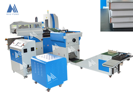 Automatische Gehäuse und hydraulische Knippmaschine für die Verknüpfung von Fotobüchern mit Festcover MF-FAC390