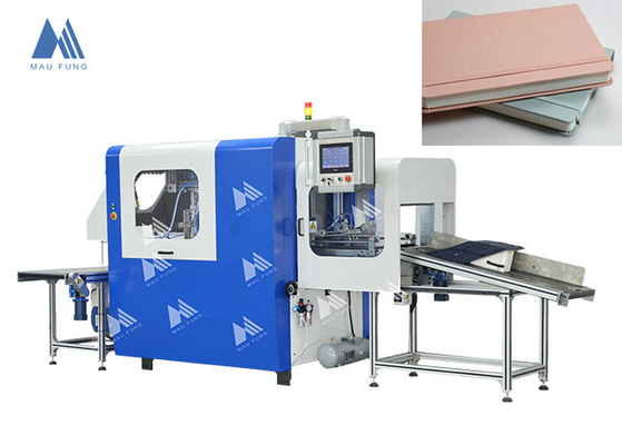 Vollautomatische Hardcover-Elastische Band-Anwendungsmaschine für Notebook-Elastische Band-Bindung MF-FEM450