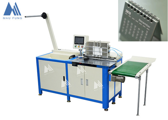 China Semi Auto Twin Loop Drahtbindemaschine für Notebook Drahtbindung MF-SDM520