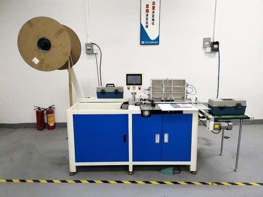 A4-Notebook Halb-Auto-Doppel-Doppel-Draht-Bindemaschine MF-SDM520