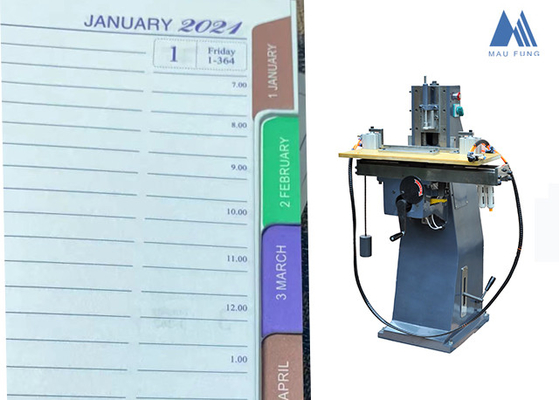 Draht O Notebook Edge Index Tab Schneidemaschine für Notebook Herstellung Fabrik MF-CIM210