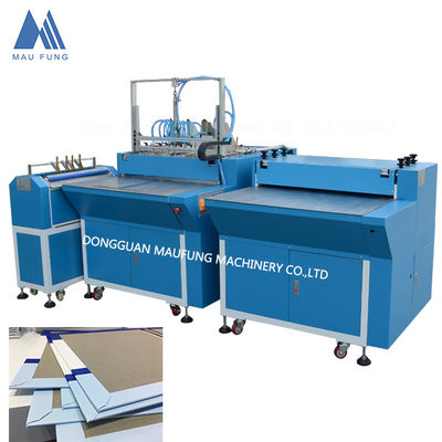 Maufung Zwei-Stationen-Semi-Auto-Hardcase-Fertigungsmaschine für Buchbindung MF-SCM500A2
