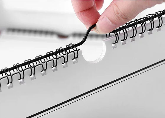 Semi-Auto-Spirale Doppeldrahtbindemaschine für Notebook-Hanger Kalender MF-SDM520