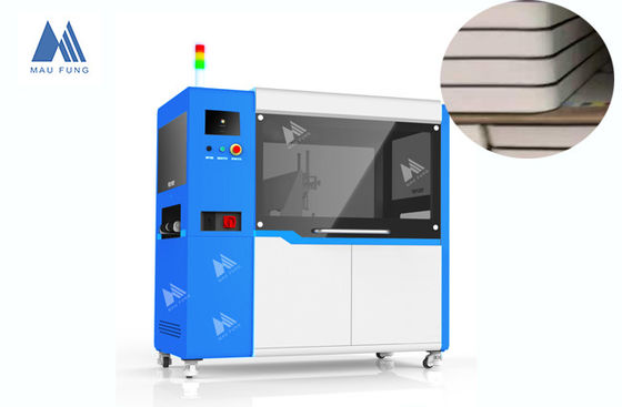 Vollautomatische Doppelkopf-Leder-Notebook-Runde Ecke Schneidemaschine MF-ACM380