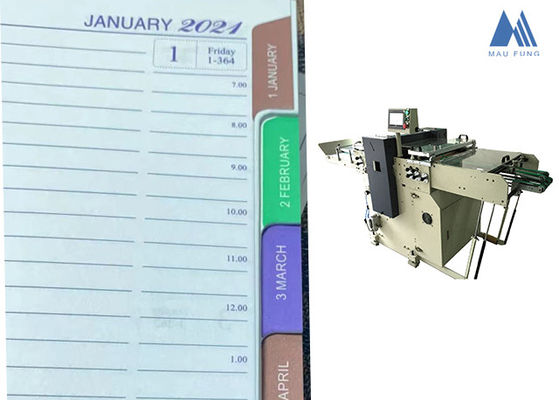 Völlig Selbsttagebuch-Notizbücher indexieren Tab Punching Machine MF-PBM350