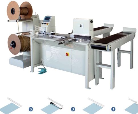 CE Twin Coil 25 Stück/Min 360 mm Spirale Buchbindemaschine MF-SDM360